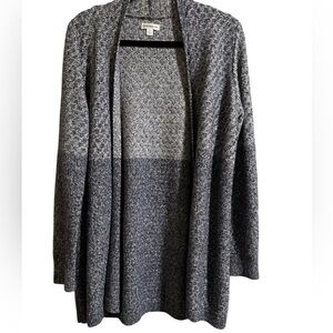 Croft & Barrow Women's Blue and Gray Sweater